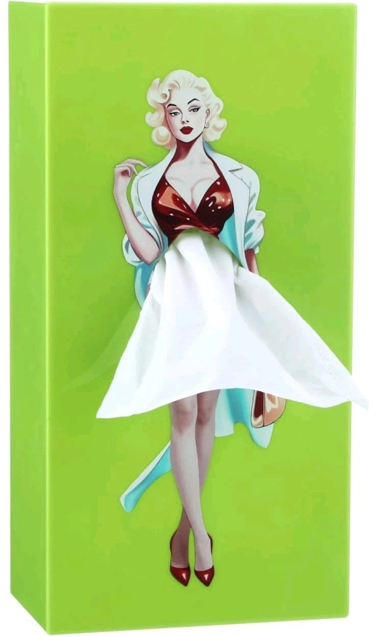 Women's Skirt Creative Tissue Box W/ Adjustable Height And Detachable Back | eBay