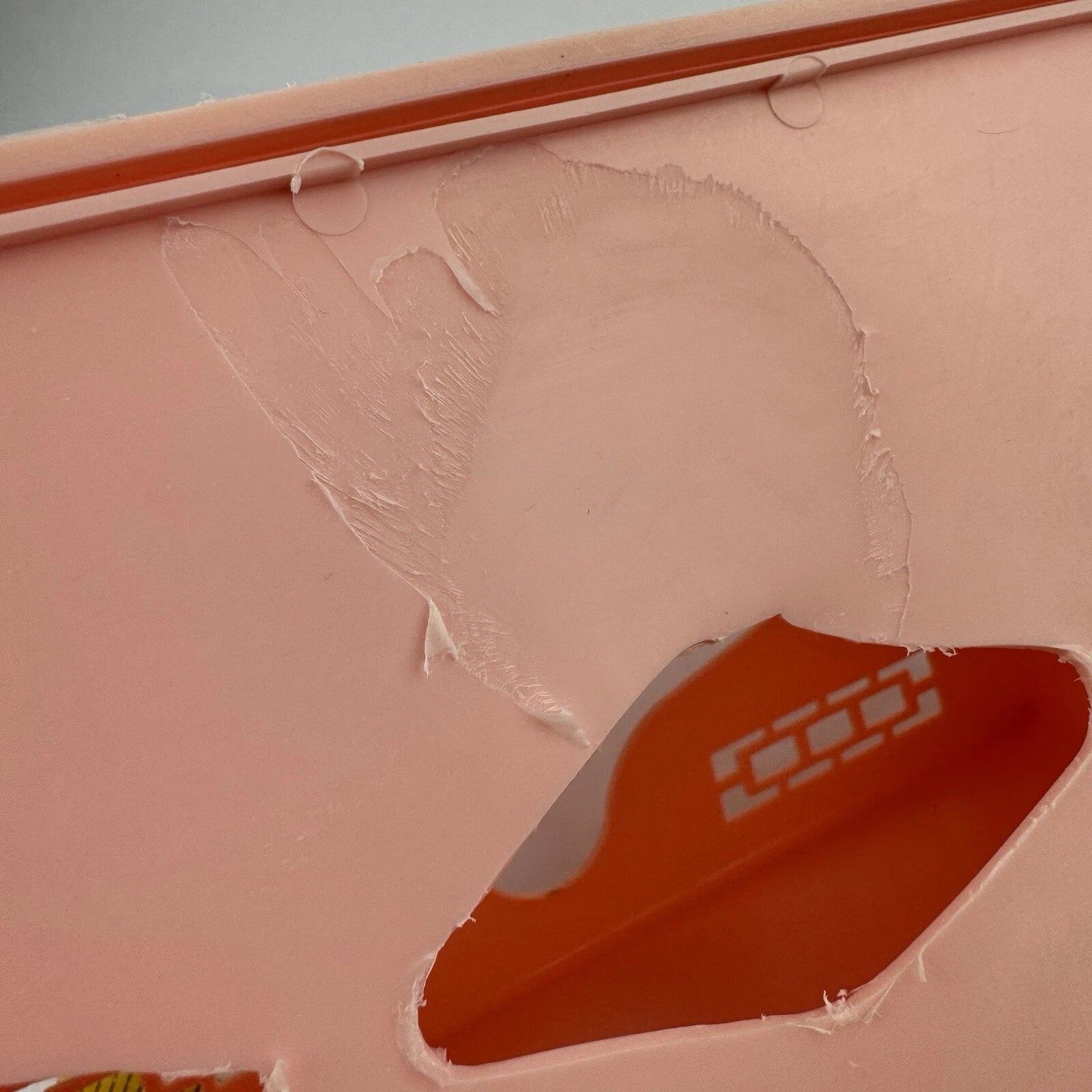 Pink Plastic Tissue Box Retro 2 Piece Cutouts Vintage | eBay