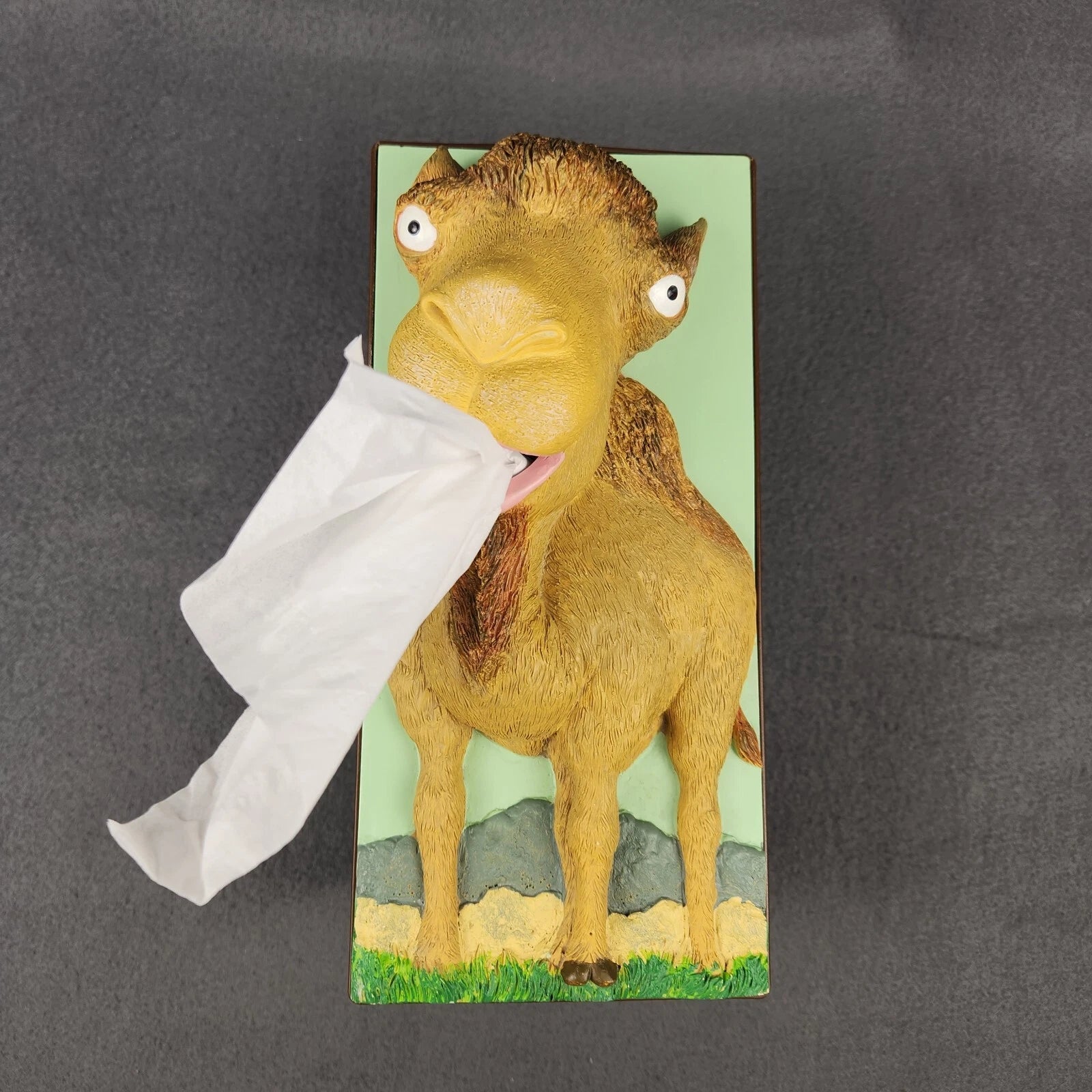 Animal Tissue Box Cover Holder Camel Sound Novelty Vintage Humor Rotary Hero | eBay