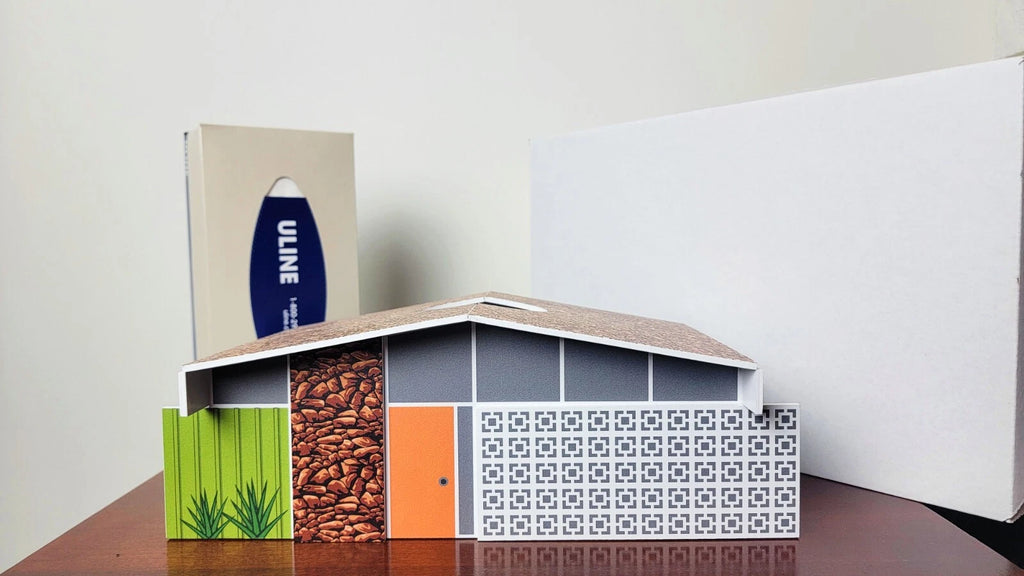 Palm Springs Mid-Century TWIN PALMS HOME Tissue Box Holder by Destination PSP | eBay