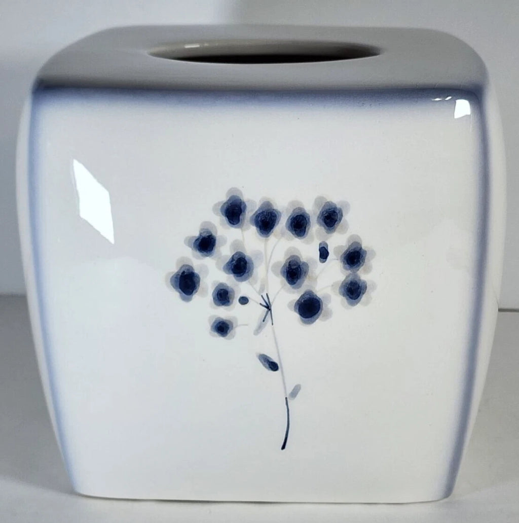 Ceramic Square Tissue Box Cover Holder Facial Accessories Bath room Kleenex Box | eBay