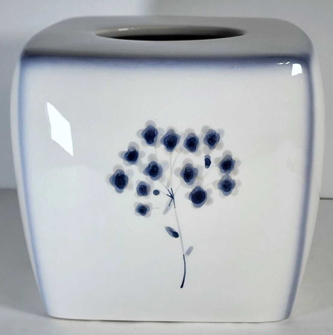 Ceramic Square Tissue Box Cover Holder Facial Accessories Bath room Kleenex Box | eBay