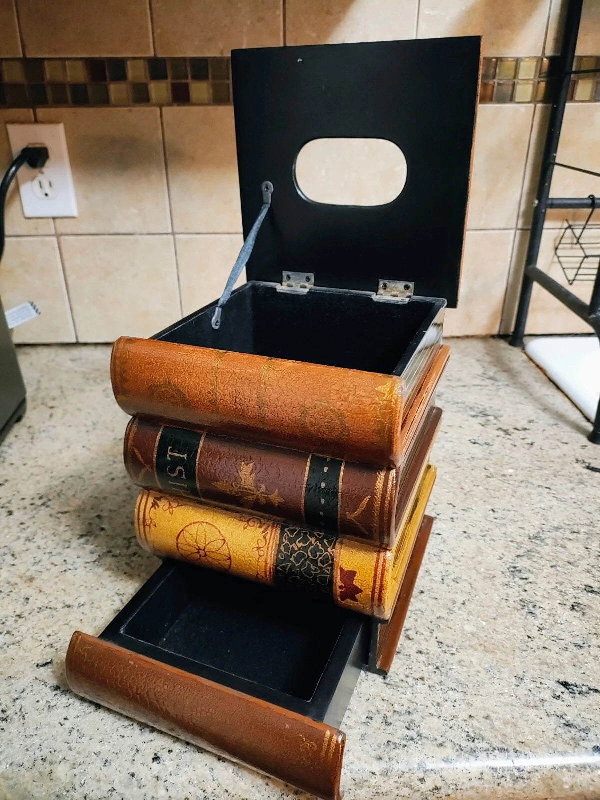 Book Tissue Dispenser, Office, Living Room, Bedroom, Bathroom | eBay