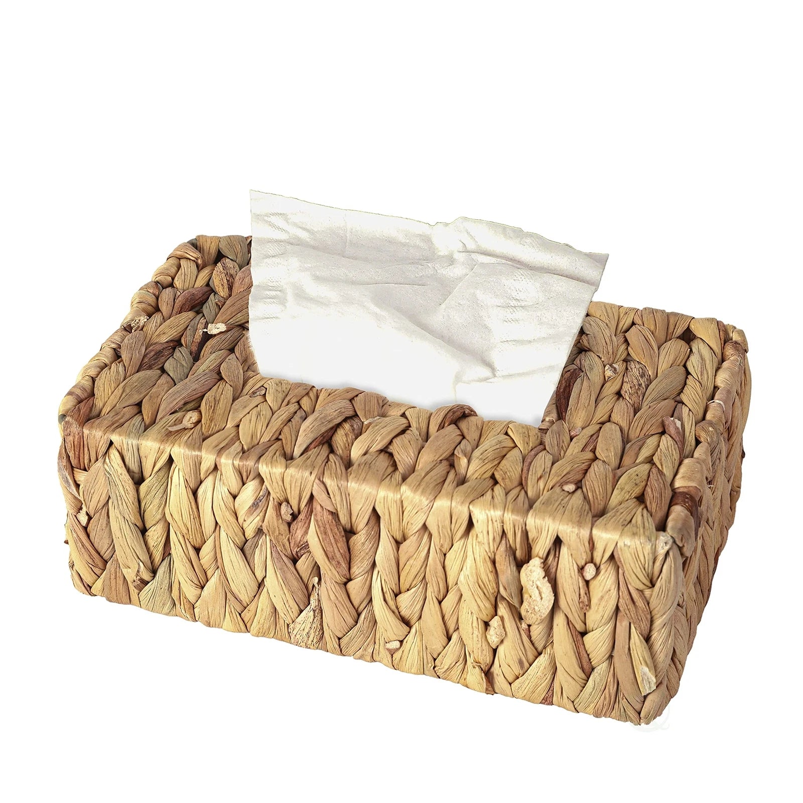 Water Hyacinth Wicker Tissue Box Cover rectangle | eBay