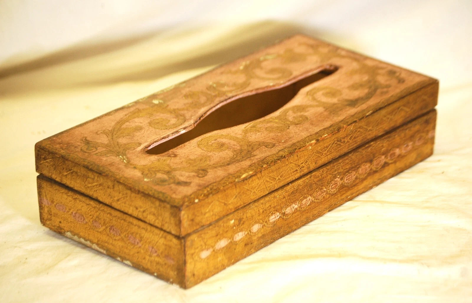 Wooden Tissue Box Unknown Maker | eBay