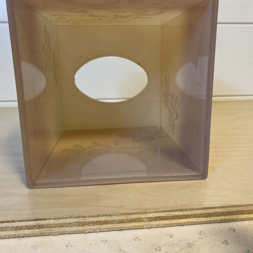 Acrylic Tissue Box Cover/ Lid Croscill Home Ridgewood Floral Design E.C. | eBay