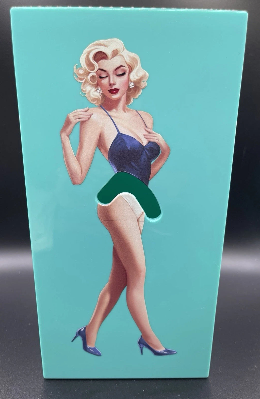Rare Retro Pin-Up Sexy Blonde Girl Tissue Box Cover Holder | eBay