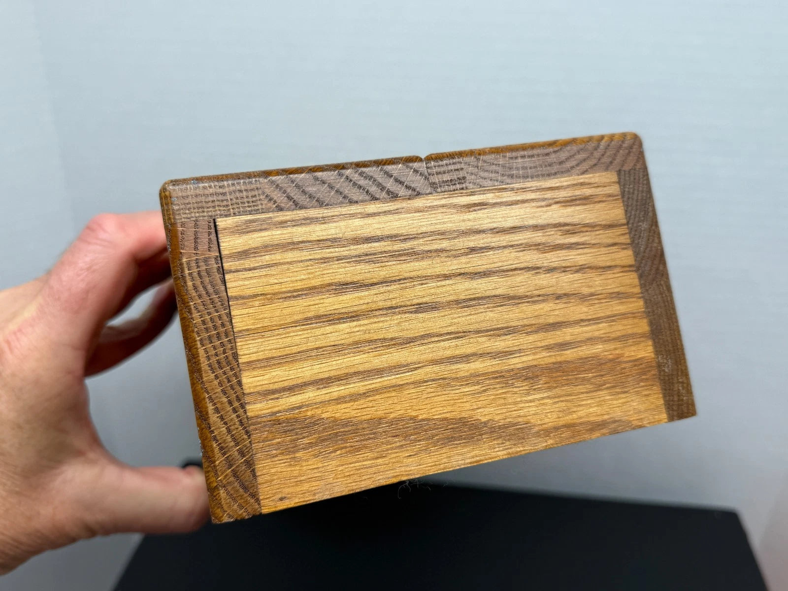 Oak Wood Tissue Box Cover Handcrafted | eBay