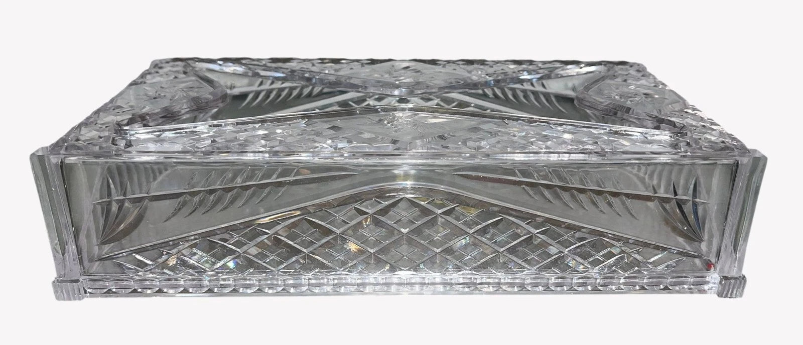 Mid Century Eagle Tissue Box, Vintage Plastic Cut Crystal Tissue Box, 10" Vanity | eBay