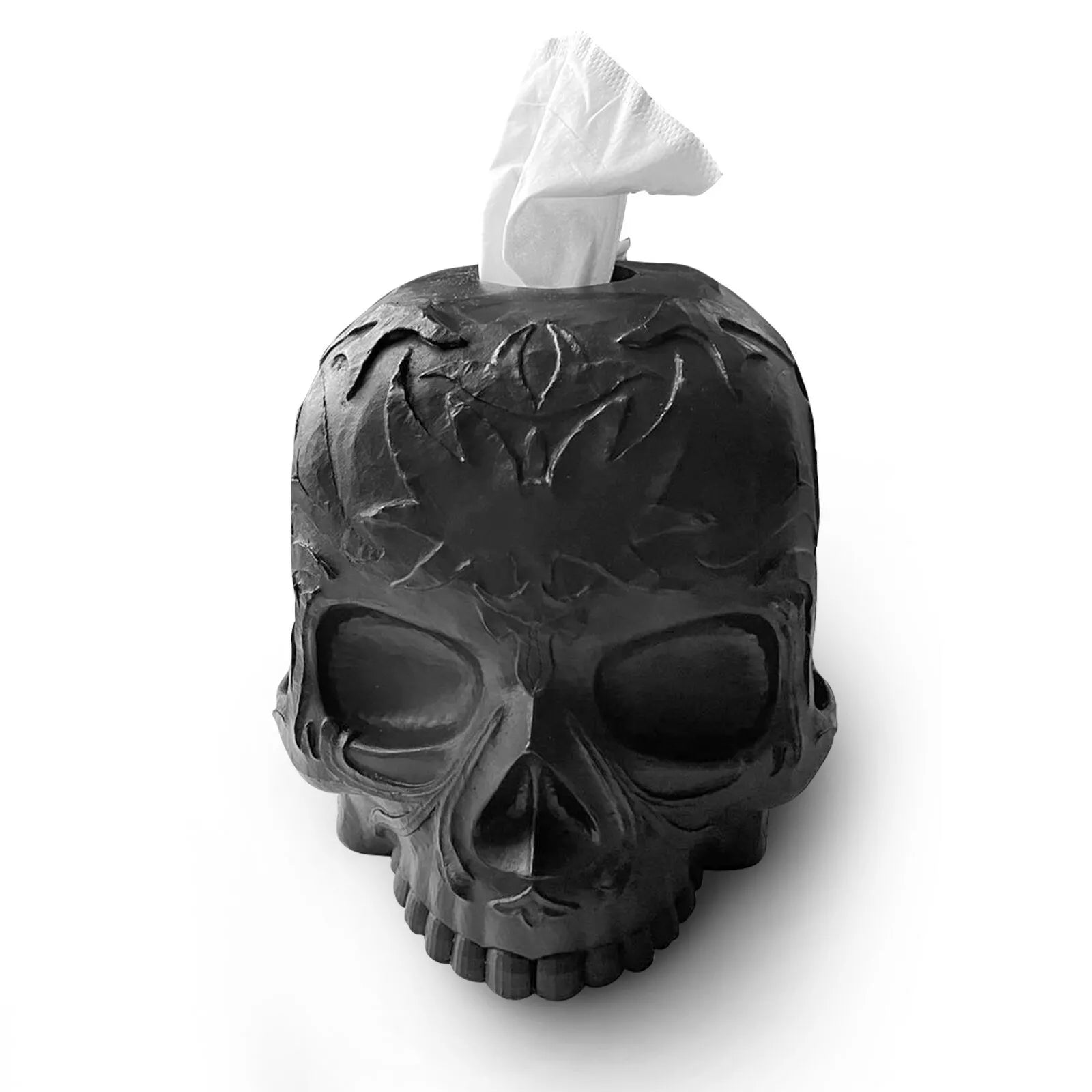 Tissue Box Cover Gothic Skull for Countertop, Modern, Vanity, Dresser, Organizer | eBay