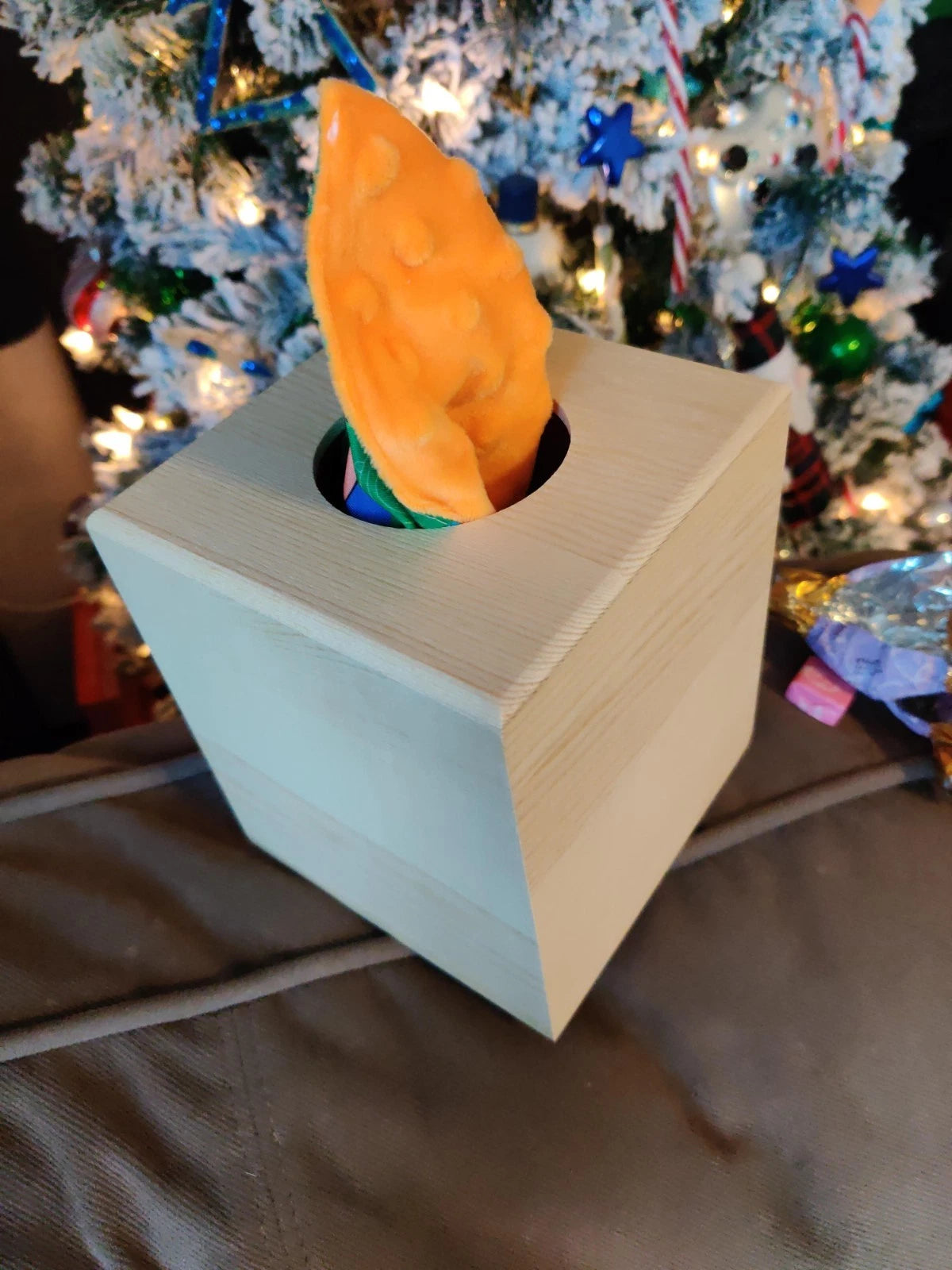 Unfinished Wood Tissue Box Cover Square Wooden Holder with Slide Out Bottom | eBay