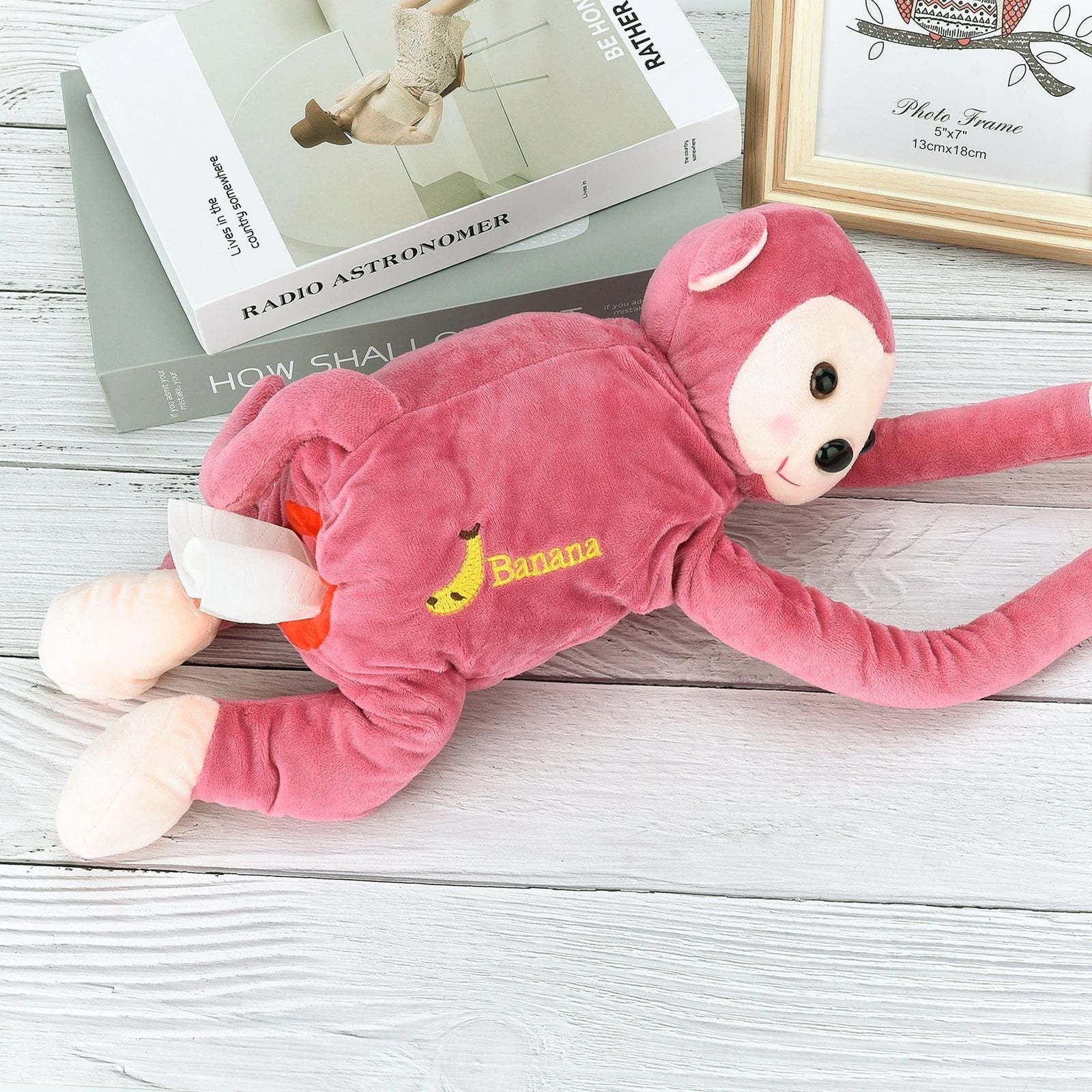 Cute Monkey Hanging Tissue Box For Car Home Office Decor SKI | eBay