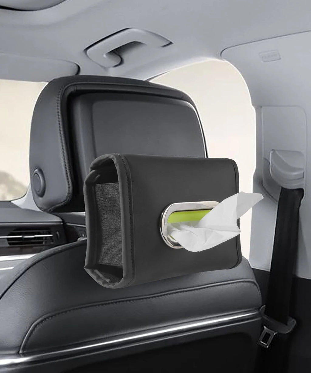 Car Tissue Holder, Tissue Box Cover Rectangle PU Leather Backseat for Truck, SUV | eBay