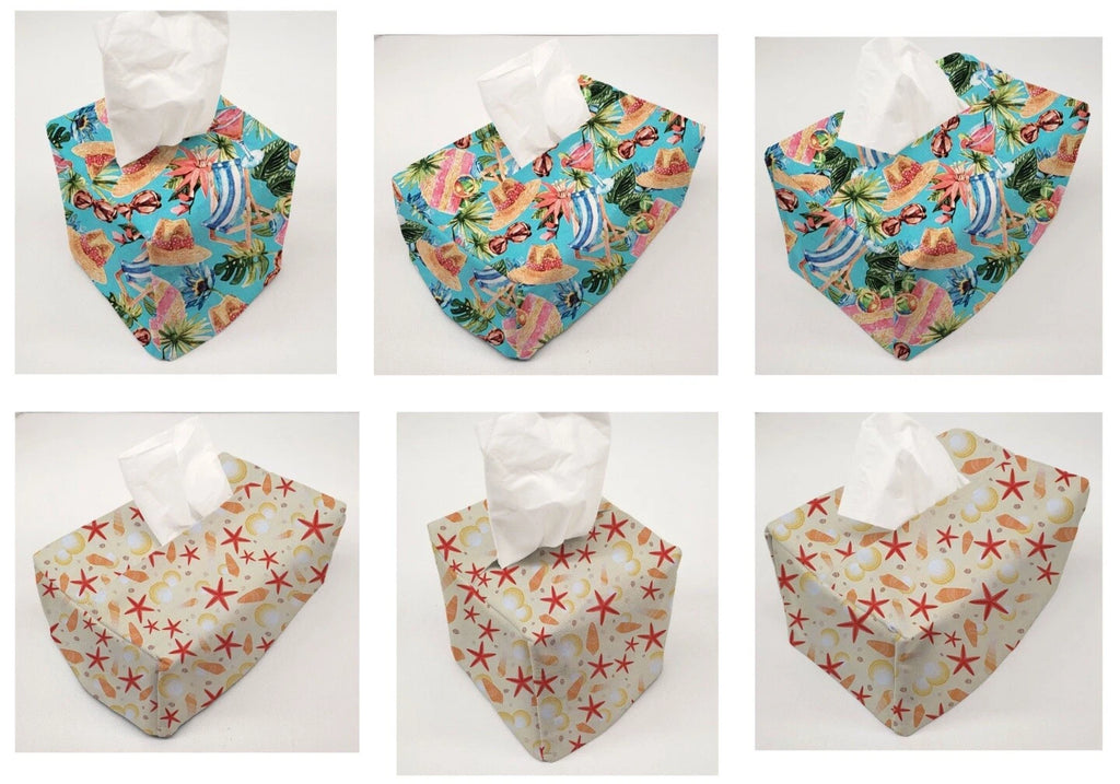 Beach Seaside Tissue Box Cover (2 Patterns Available) | eBay