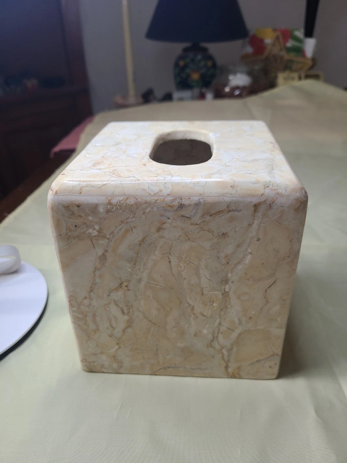 Square Natural Stone Marble/travertine Tissue Box Holder/cover | eBay