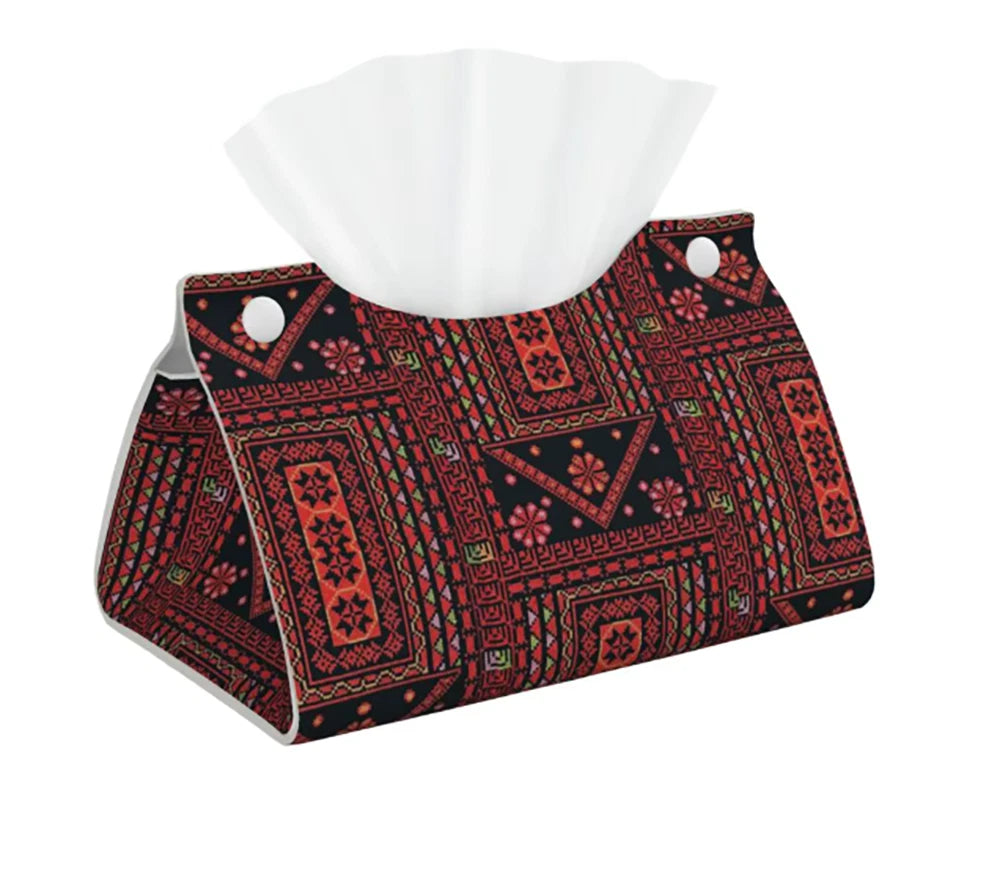 Palestine Tatreez Tissue Box Cover Leather Tissue Box Holder | eBay