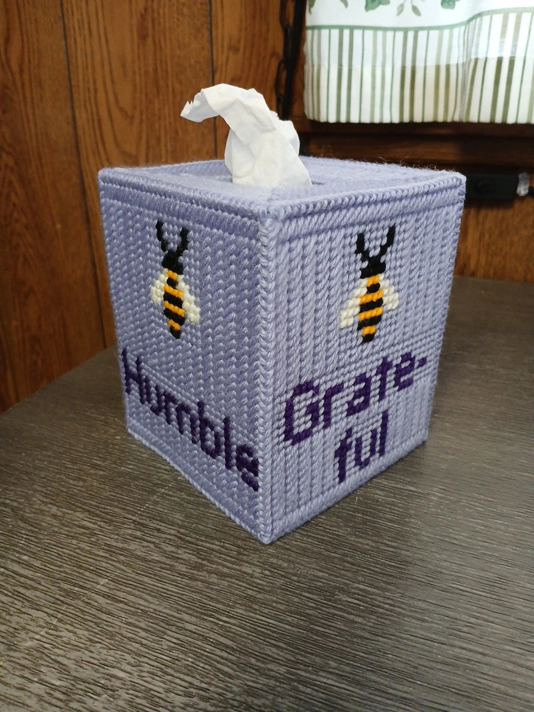 The B's Tissue Box Cover, Plastic Canvas | eBay