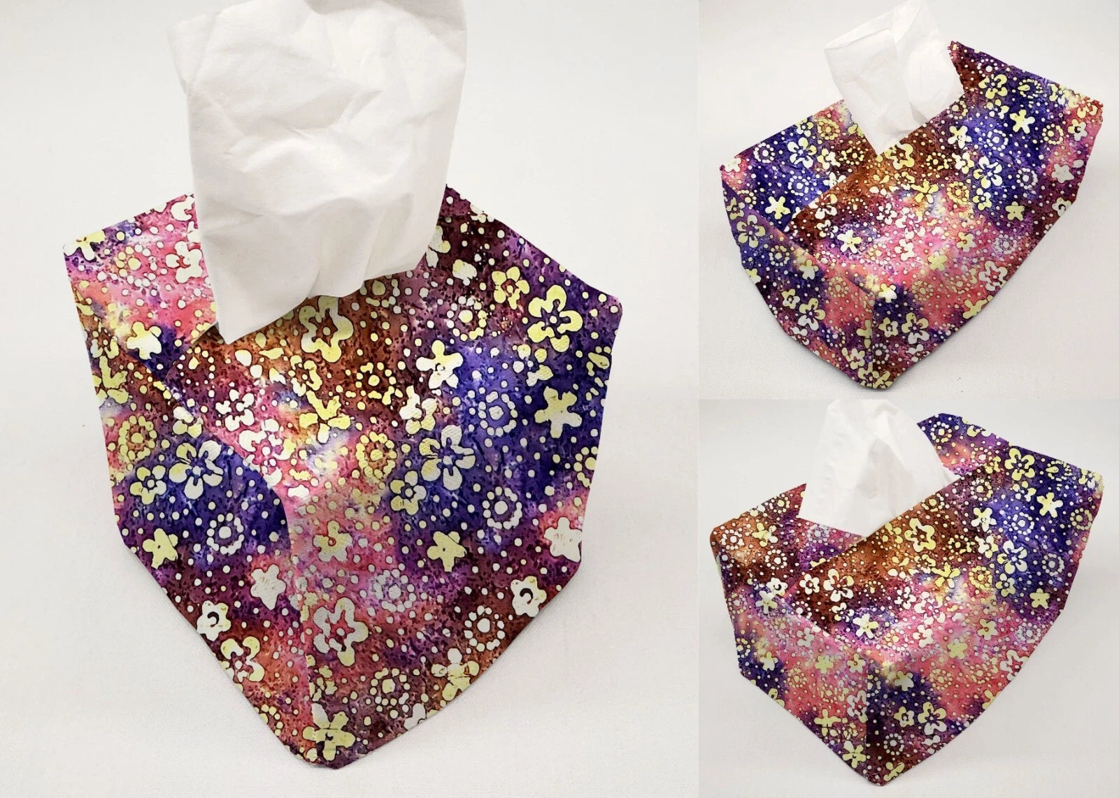 Batik Tie Dye Tissue Box Cover | eBay