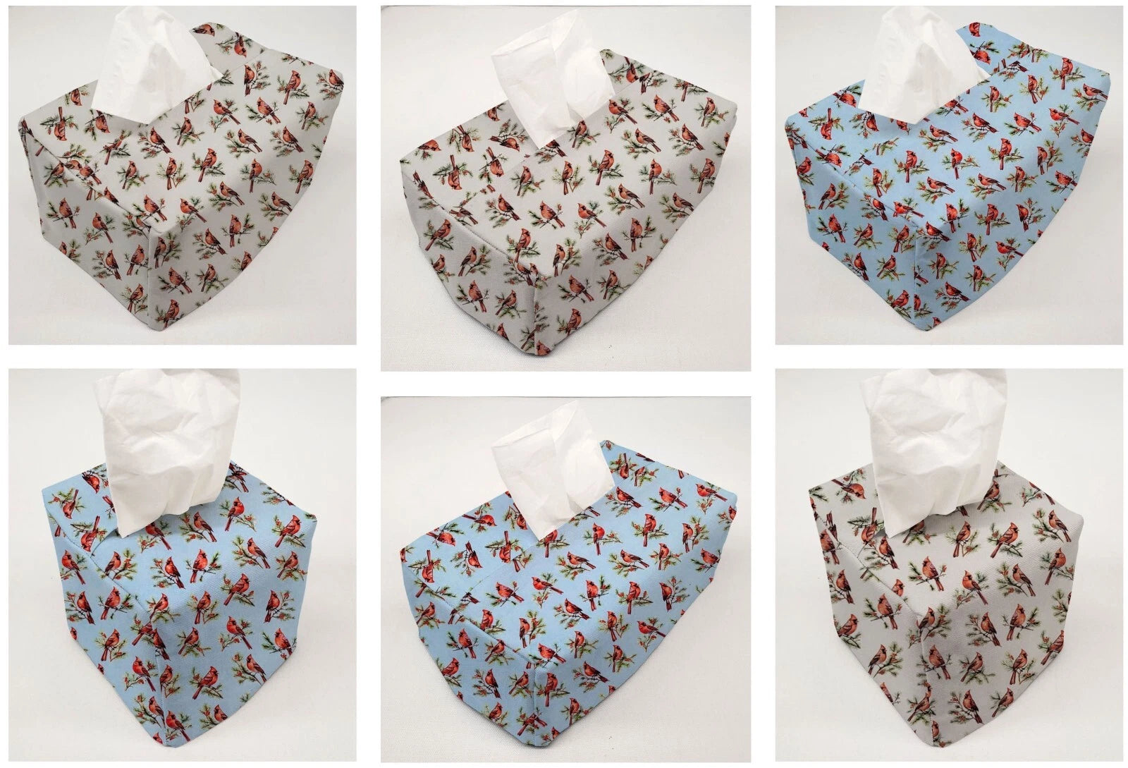 Cardinals Birds & Berries Tissue Box Cover | eBay