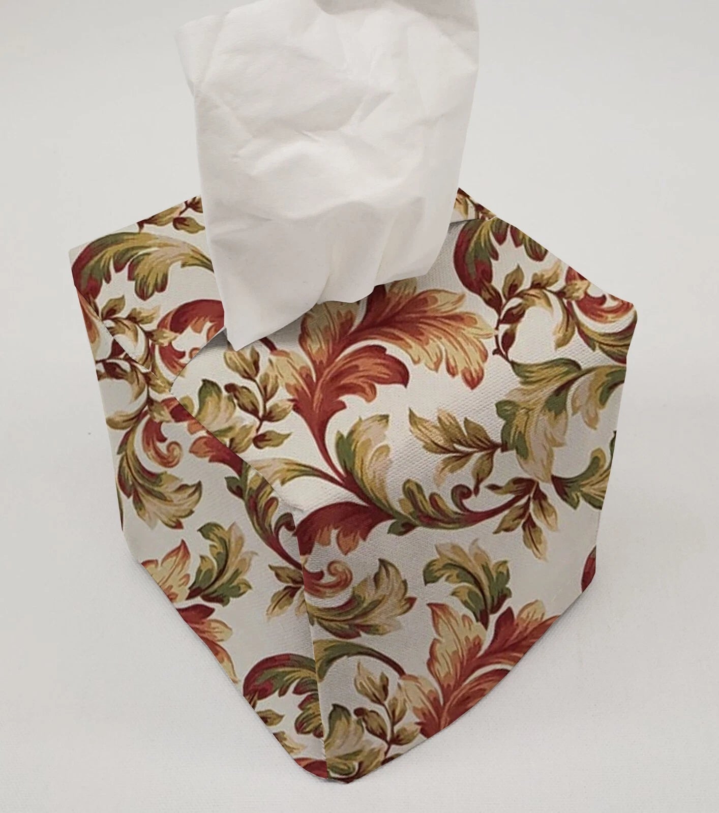 Autumn Fall Floral Leaves Tissue Box Cover | eBay