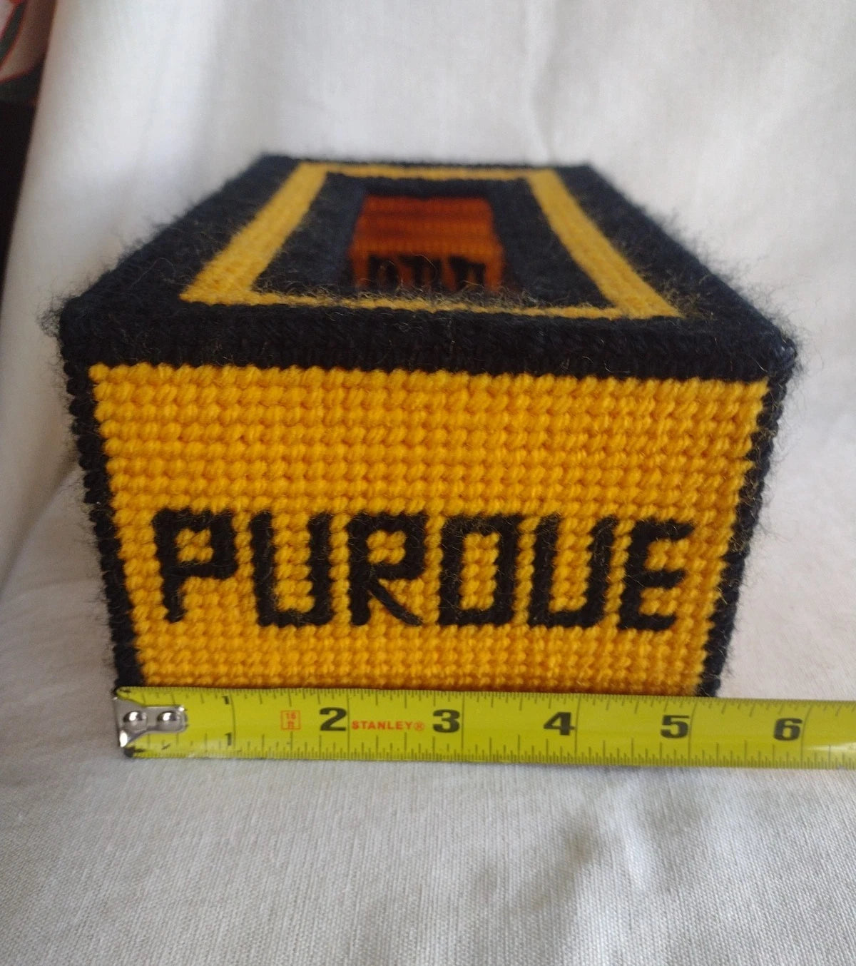 Pair of Vintage Purdue Boilermakers Homemade Tissue Box Covers | eBay
