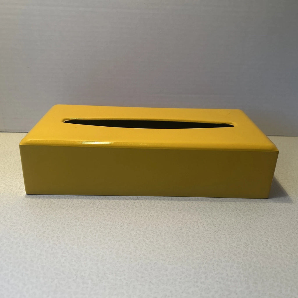 VTG Sunshine Yellow Tissue Box Cover Sunshine Yellow 10.5”x 2.5”x 5” Japan | eBay