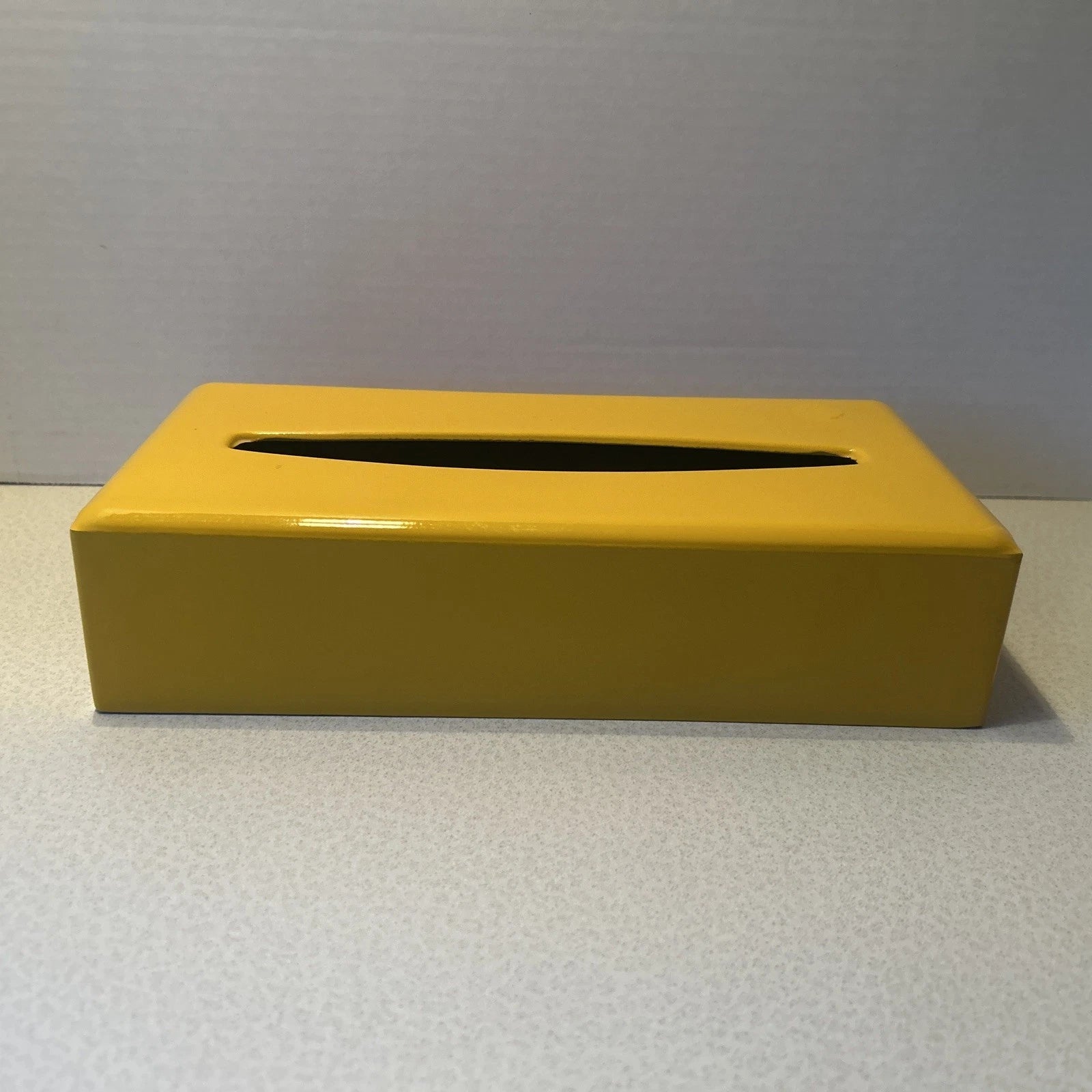 VTG Sunshine Yellow Tissue Box Cover Sunshine Yellow 10.5”x 2.5”x 5” Japan | eBay