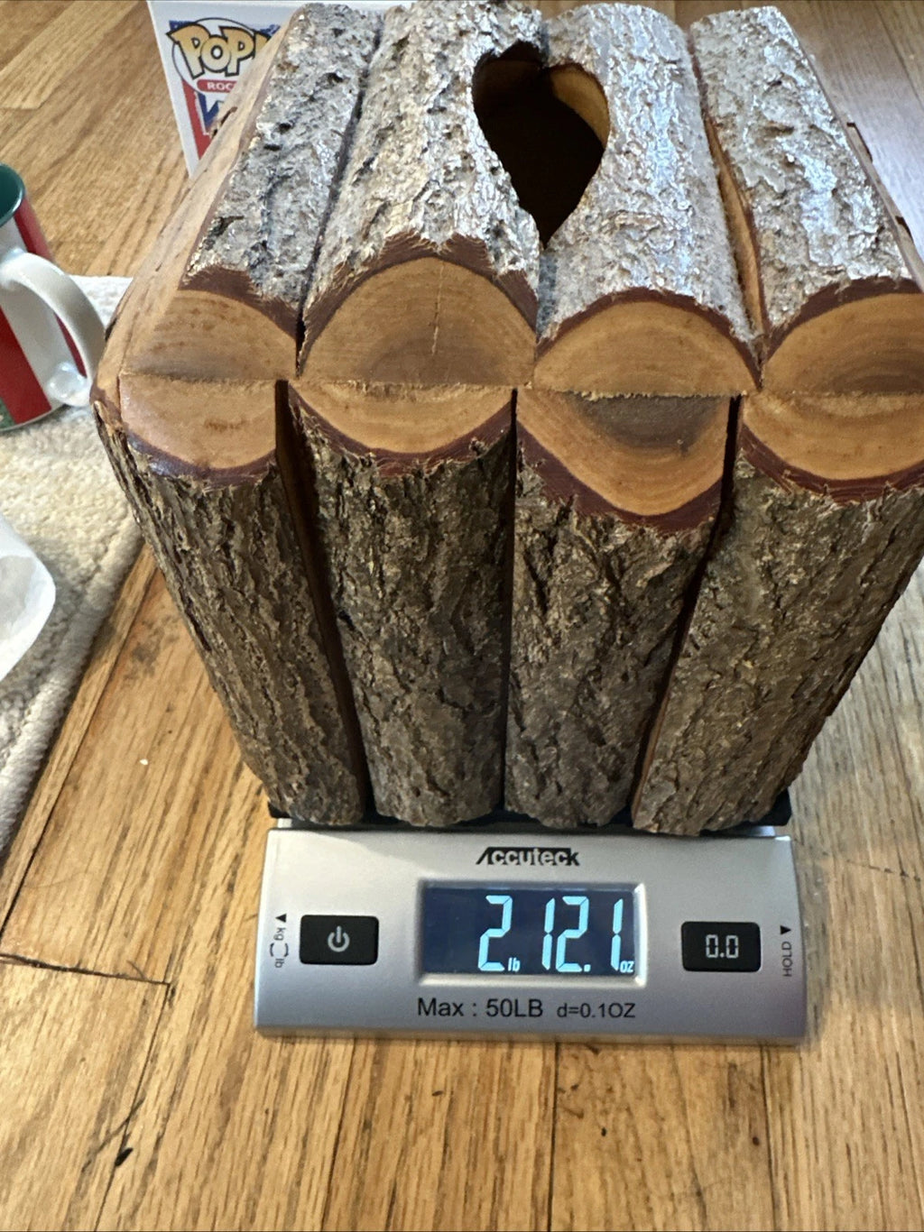 Log Cabin Core Handmade Tissue Box Holder One Of A Kind Heavy | eBay
