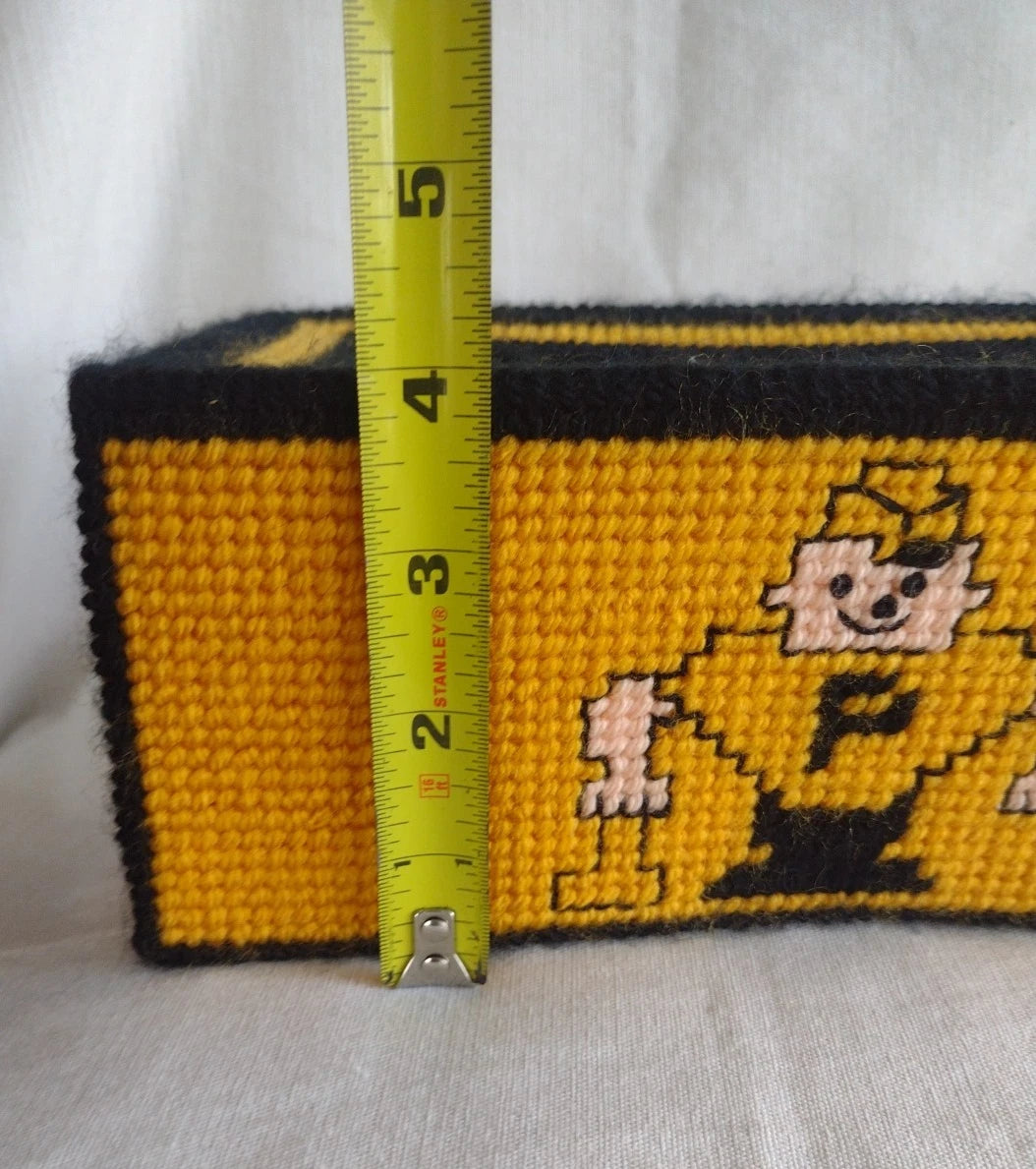 Pair of Vintage Purdue Boilermakers Homemade Tissue Box Covers | eBay