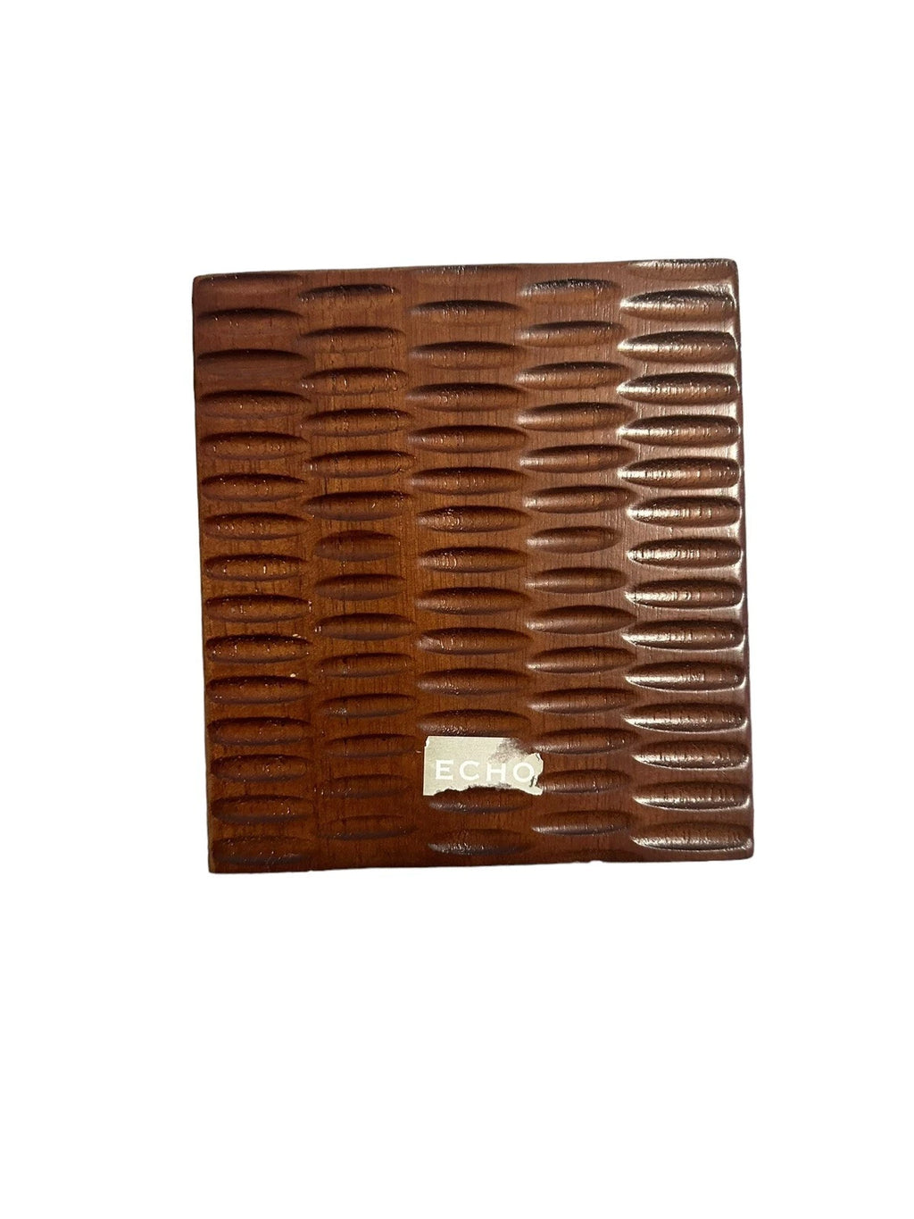 Linen & Things Echo African Queen Square Tissue Box Brown Wooden Woven Pattern | eBay