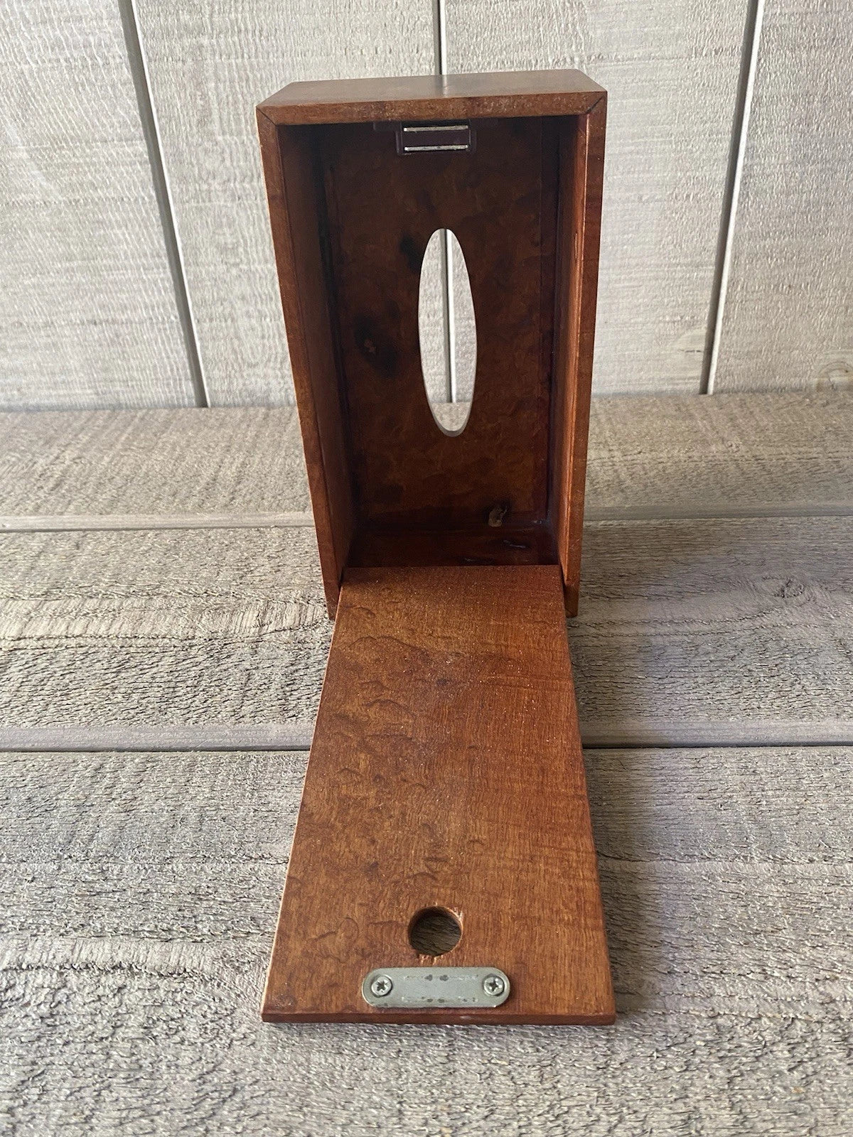 Artisan Burl Wood Tissue Box Vintage Handcrafted | eBay