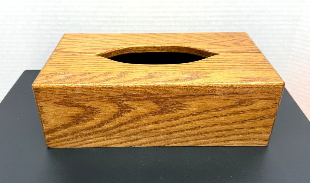 Oak Wood Tissue Box Cover Handcrafted | eBay