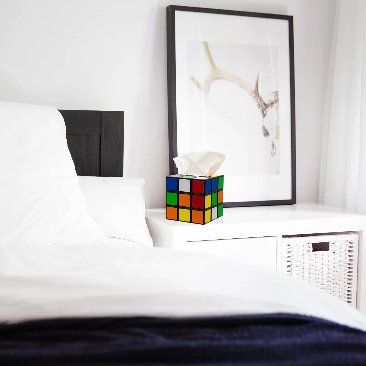 Plastic Rubik's Cube Tissue Box Cover, Square Tissue Box Holder, Multi-Color | eBay