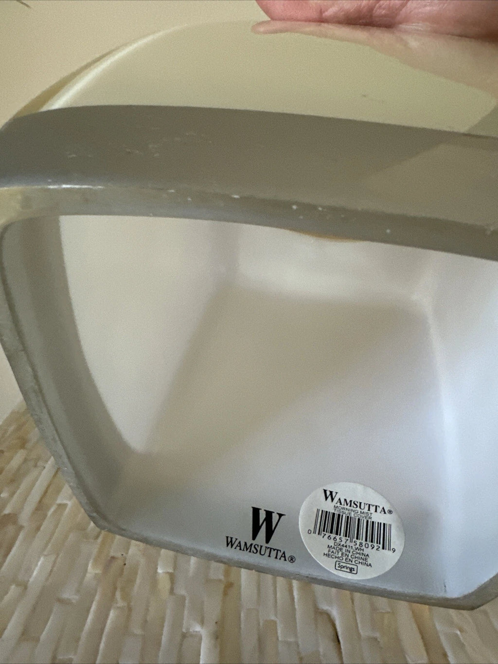 Wamsutta Lucite Acrylic Tissue Box Holder | eBay